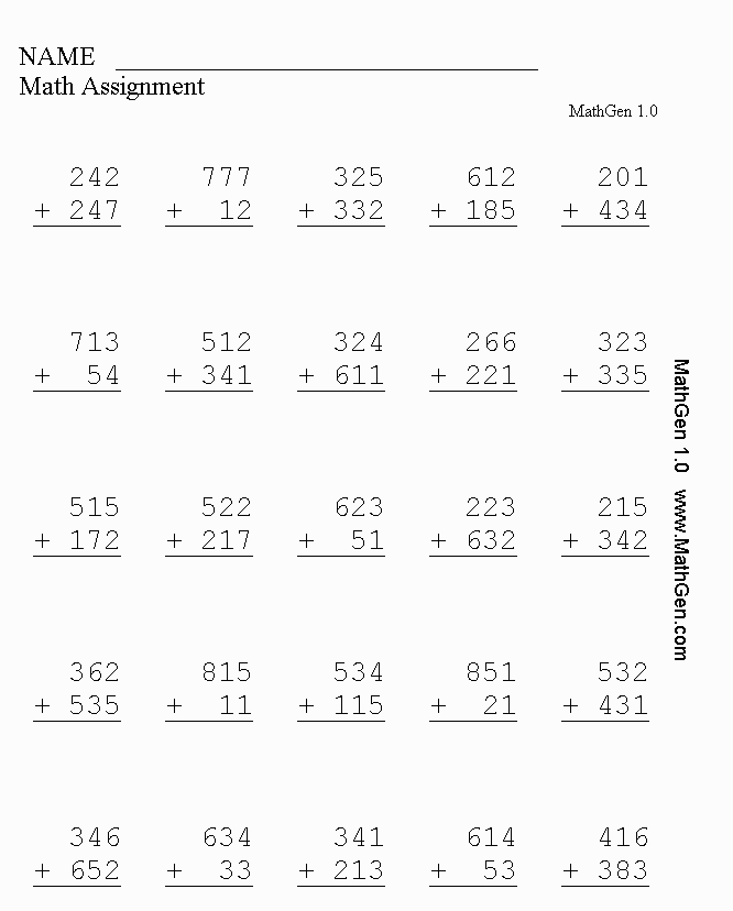 k 6 addition math worksheets printable addition worksheets