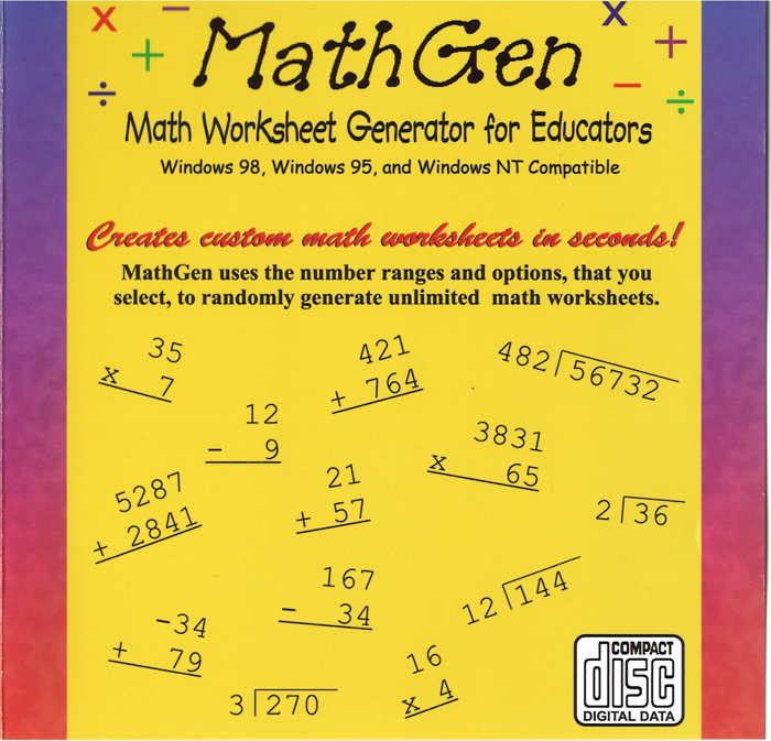 MathGen CD Cover