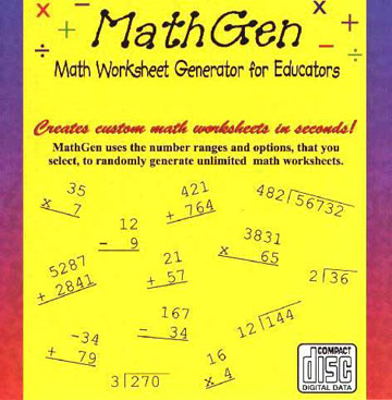 MathGen Windows Software CD